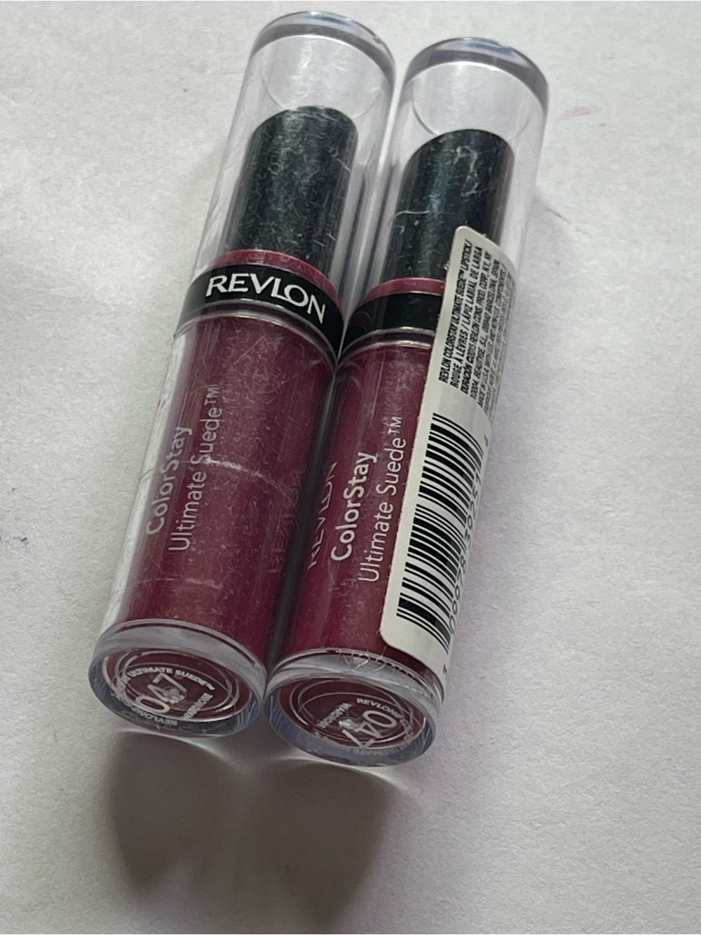 2 New Revlon Colorstay Ultimate Suede Lipstick 047 Wardrobe 0.09 oz